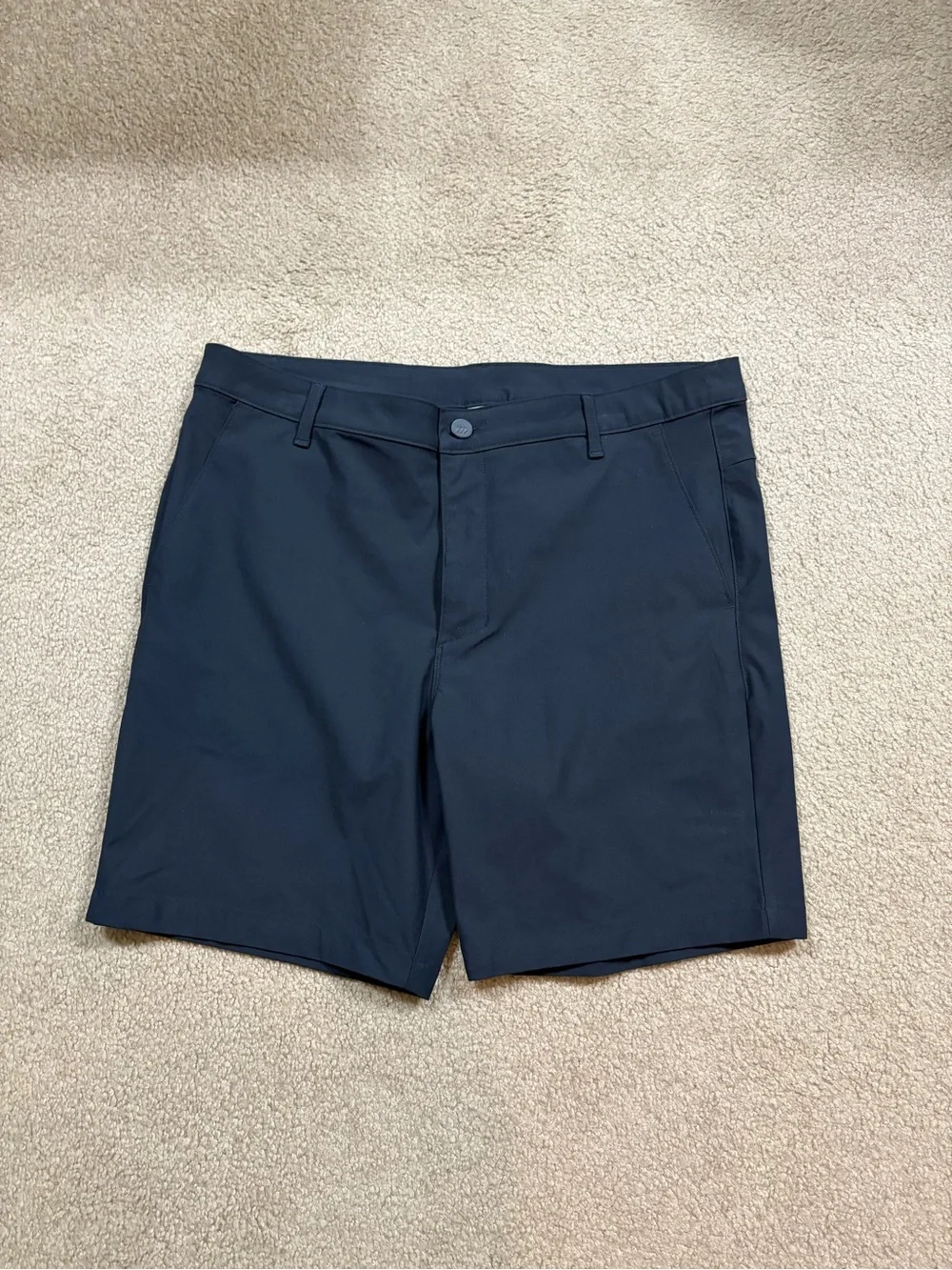 all in motion Men's black Flat-Front Performance Shorts